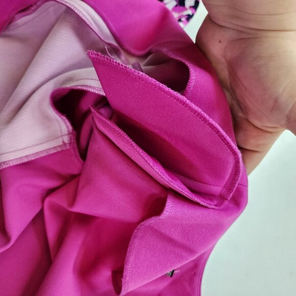 Maya Brooke Dress 2pc Jacket 10 Navy Pink Midi Mother Bride Groom Wedding Event - Picture 9 of 16